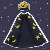 cosmic cape and crown set