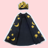 cosmic cape and crown set
