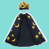 cosmic cape and crown set