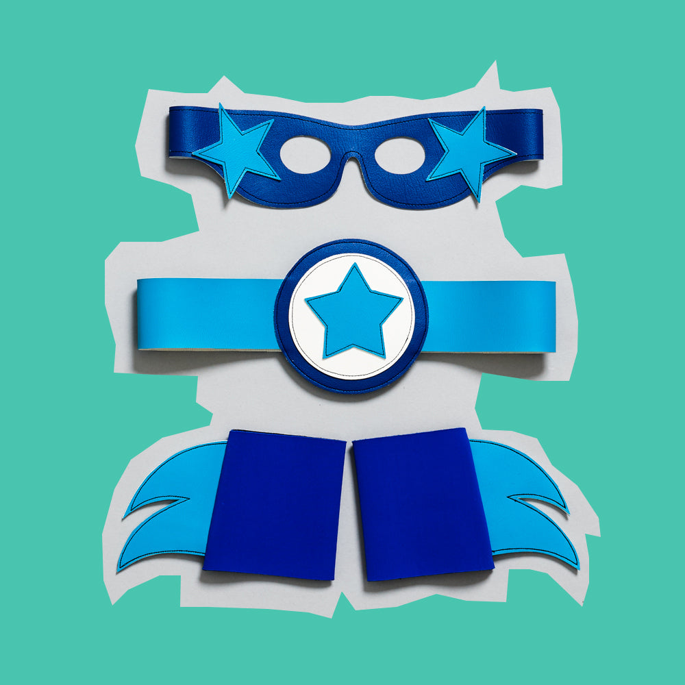 SUPERhero eyeMASK - cuff - BELT set