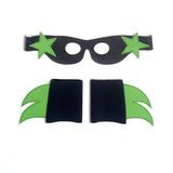 SuperSTAR Mask & Cuff Set ++ Blue & turquoise