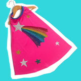 STELLA shooting star - glitter -  rainbow cape