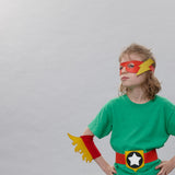 Thor SUPERHERO mask + cuff set - Thunder & lightening design